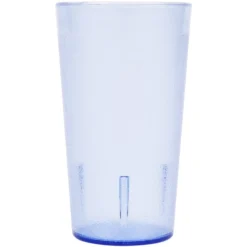 Cambro 1200P401 Colorware 12.6 Oz. Slate Blue Customizable SAN Plastic Tumbler - 6/Pack -Vidivi shop 803895