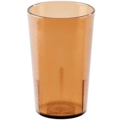 Cambro 950P2153 Colorware 9.8 Oz. Amber Customizable SAN Plastic Tumbler - 24/Case -Vidivi shop 804785