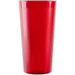 Cambro 2000P156 Colorware 22 Oz. Ruby Red Customizable SAN Plastic Tumbler - 6/Pack -Vidivi shop 805868