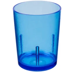 Cambro D14608 Del Mar 14 Oz. Sapphire Blue Customizable SAN Plastic Tumbler - 36/Case -Vidivi shop 833525