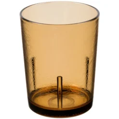 Cambro D14609 Del Mar 14 Oz. Light Amber Customizable SAN Plastic Tumbler - 36/Case -Vidivi shop 833578