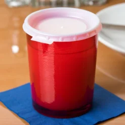 Cambro D14156 Del Mar 14 Oz. Ruby Red Customizable SAN Plastic Tumbler - 36/Case -Vidivi shop 834570