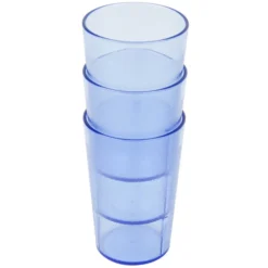 Cambro 800P401 Colorware 7.8 Oz. Slate Blue Customizable SAN Plastic Tumbler - 72/Case -Vidivi shop 894030