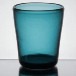Carlisle MIN544015 Mingle 12 Oz. Teal Tritan Plastic Double Rocks / Old Fashioned Glass - 12/Case -Vidivi shop 895802