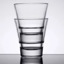 Libbey 15710 Endeavor 9 Oz. Customizable Stackable Rocks / Old Fashioned Glass - 12/Case -Vidivi shop 927414