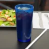 Cambro D16608 Del Mar 16 Oz. Sapphire Blue Customizable SAN Plastic Tumbler - 36/Case