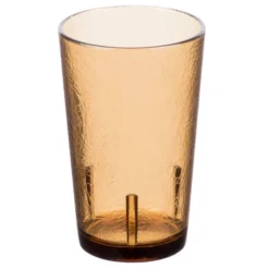 Cambro D8609 Del Mar 8 Oz. Light Amber Customizable SAN Plastic Tumbler - 36/Case -Vidivi shop 941618