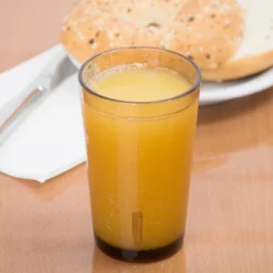 Cambro D8609 Del Mar 8 Oz. Light Amber Customizable SAN Plastic Tumbler - 36/Case -Vidivi shop 941622