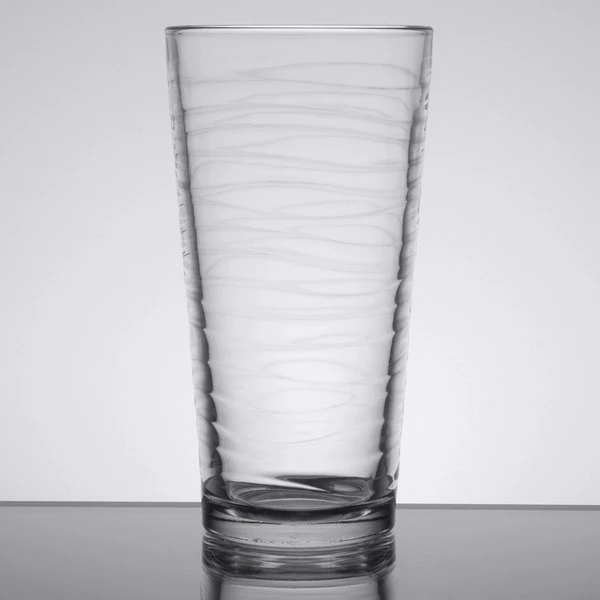 Libbey 15646 Casual Coolers 20 Oz. Wavy Cooler Glass - 12/Case 2 Libbey 15646 Casual Coolers 20 Oz. Wavy Cooler Glass - 12/Case - Image 2