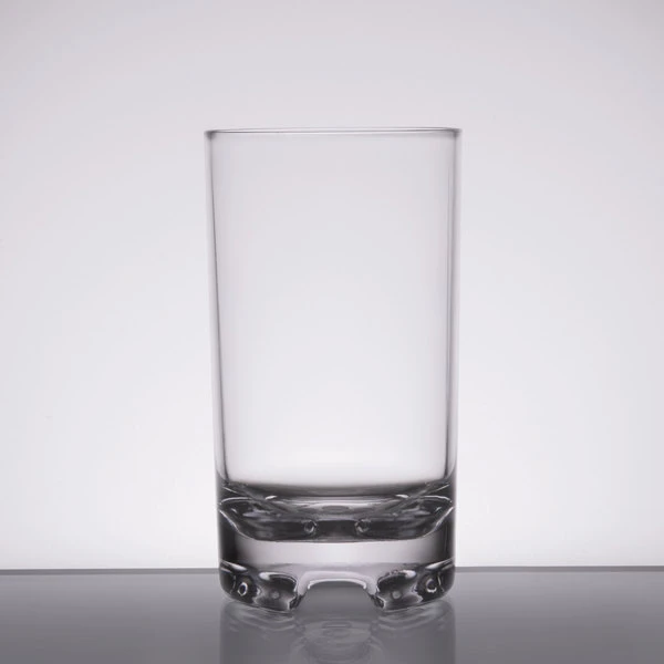 GET Enterprises GET SW-1426-1-SAN-CL Roc N' Roll 14 Oz. Customizable SAN Plastic Highball Glass - 24/Case 2 GET Enterprises GET SW-1426-1-SAN-CL Roc N' Roll 14 Oz. Customizable SAN Plastic Highball Glass - 24/Case - Image 2